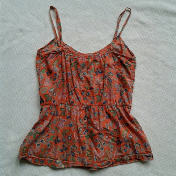 Deja Vu Tank Top Floral Lace Cotton - Picture 2 of 6